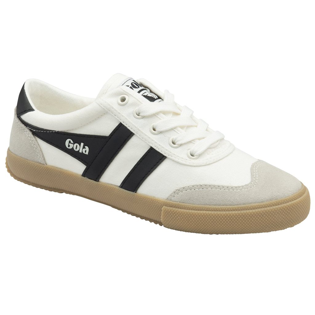 Gola Classics Badminton Plimsoll Sneakers Blancas Negras Colombia | 084RYLUKD