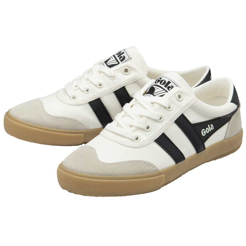 Gola Classics Badminton Plimsoll Sneakers Blancas Negras Colombia | 084RYLUKD