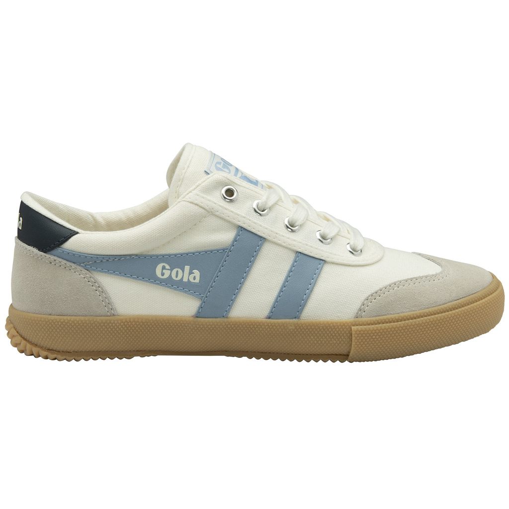 Gola Classics Badminton Plimsoll Sneakers Blancas Azul Marino Colombia | 341GCKUQB