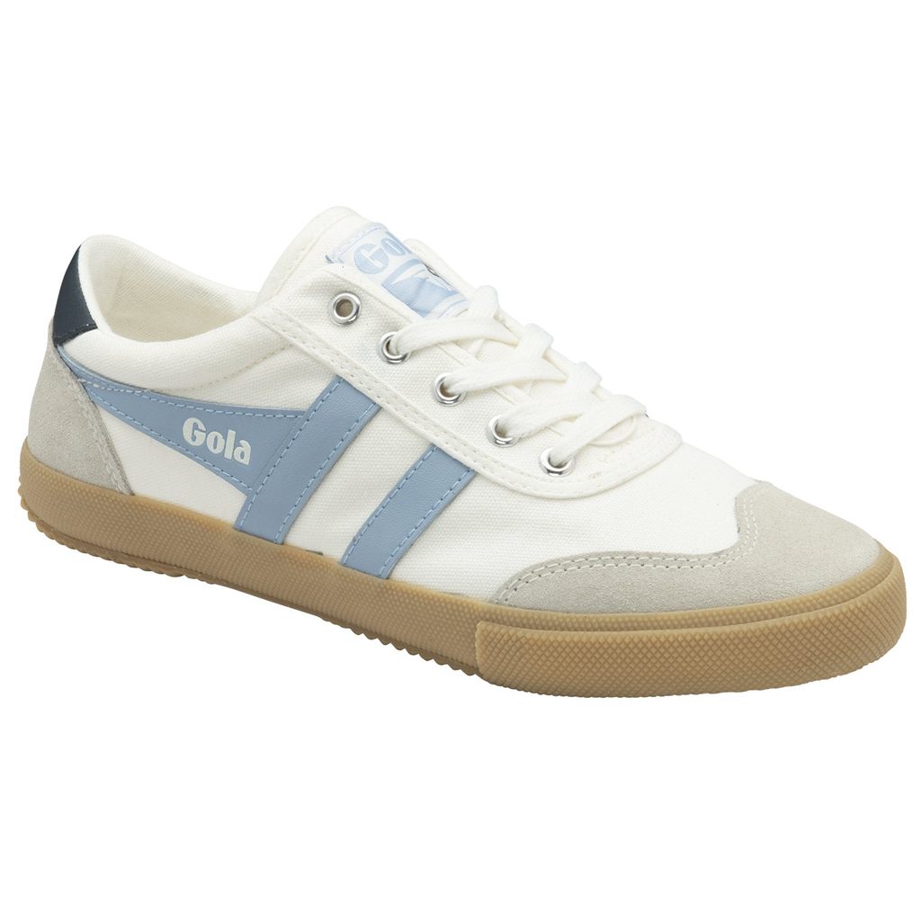Gola Classics Badminton Plimsoll Sneakers Blancas Azul Marino Colombia | 341GCKUQB