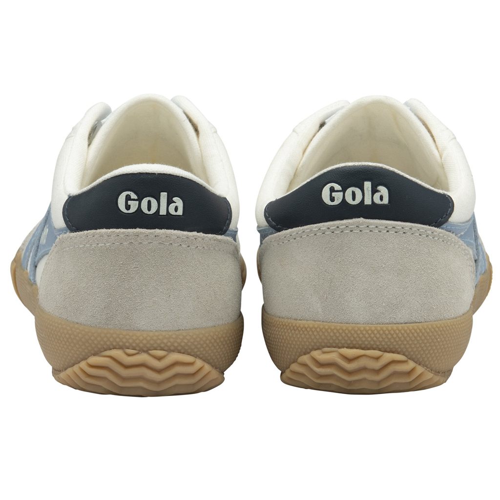 Gola Classics Badminton Plimsoll Sneakers Blancas Azul Marino Colombia | 341GCKUQB