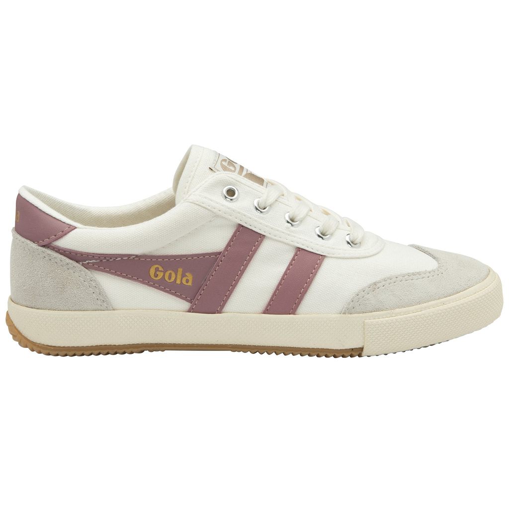 Gola Classics Badminton Plimsoll Sneakers Blancas Rosas Colombia | 912GWSMZN