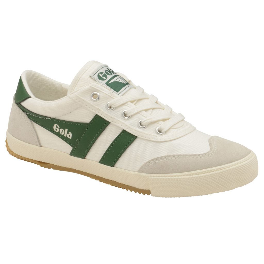 Gola Classics Badminton Plimsoll Sneakers Blancas Verde Colombia | 068QTZNKY