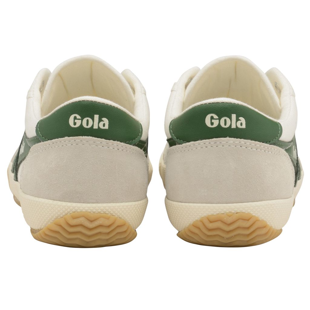 Gola Classics Badminton Plimsoll Sneakers Blancas Verde Colombia | 068QTZNKY