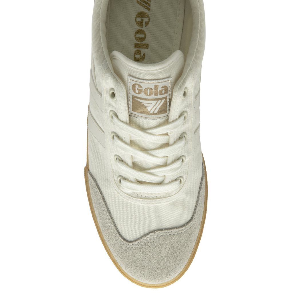 Gola Classics Badminton Plimsoll Sneakers Blancas Colombia | 476BESGJN