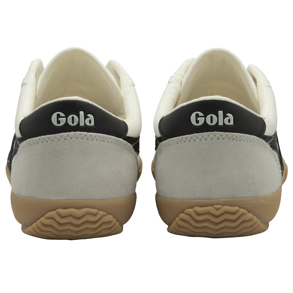 Gola Classics Badminton Plimsoll Sneakers Blancas Negras Colombia | 172BHCOEK