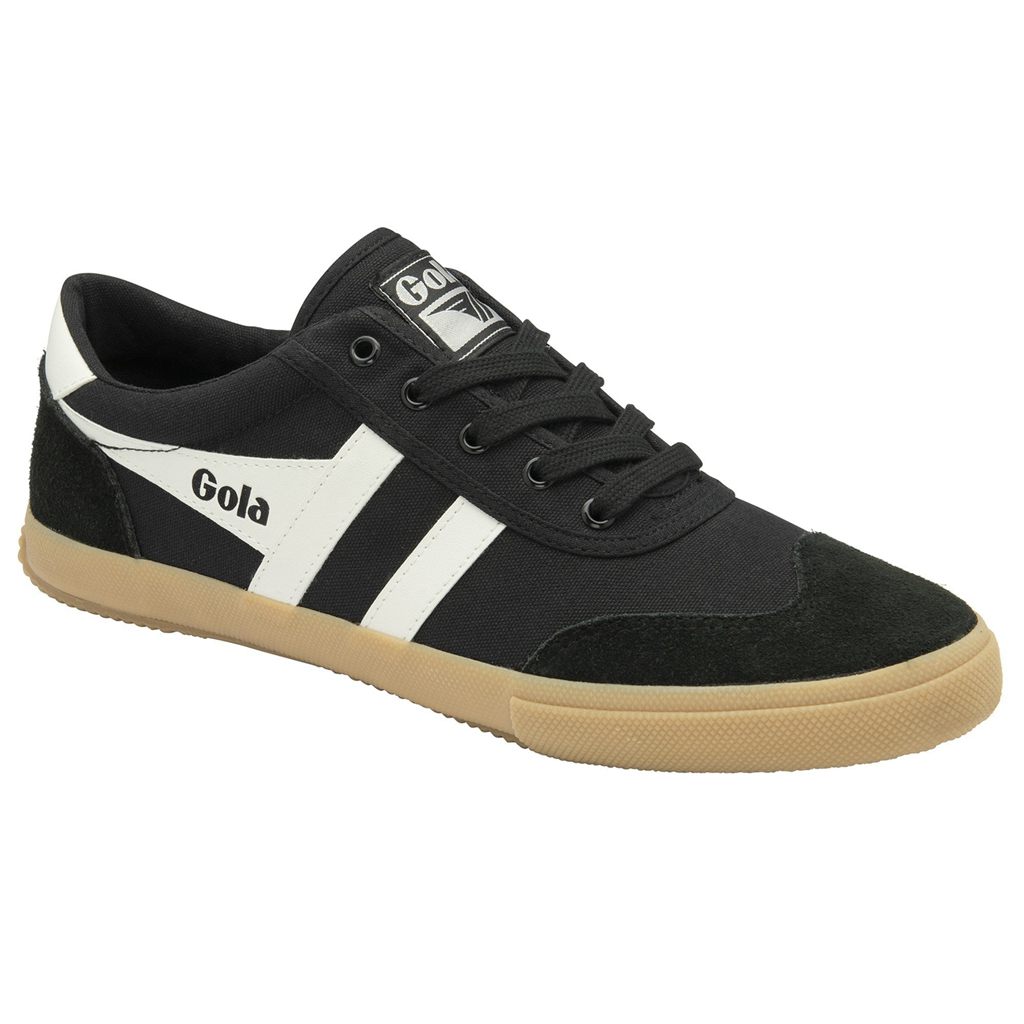 Gola Classics Badminton Plimsoll Sneakers Negras Blancas Colombia | 325MROTPV