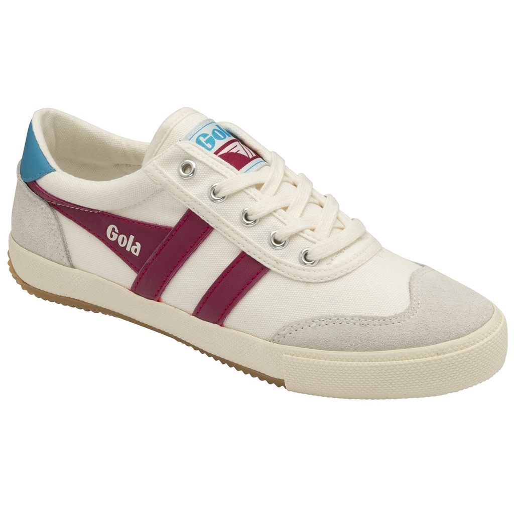Gola Classics Badminton Sneakers Blancas Fucsia Colombia | 416TAZHBM