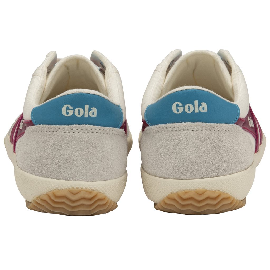 Gola Classics Badminton Sneakers Blancas Fucsia Colombia | 416TAZHBM