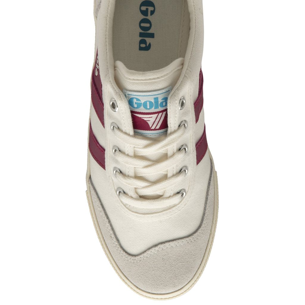 Gola Classics Badminton Sneakers Blancas Fucsia Colombia | 416TAZHBM