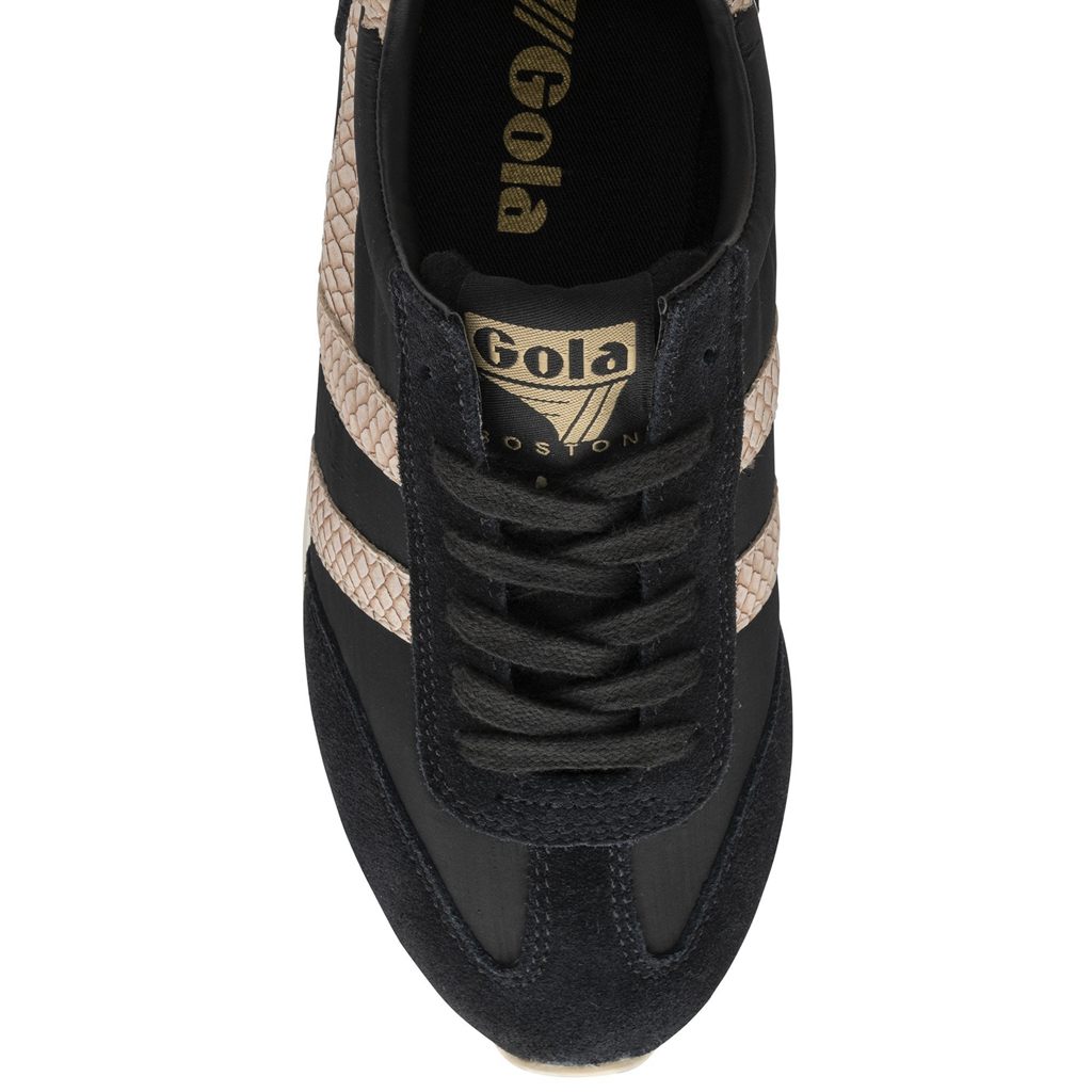 Gola Classics Boston '78 Snake Sneakers Negras Rosas Colombia | 691NDSOUG