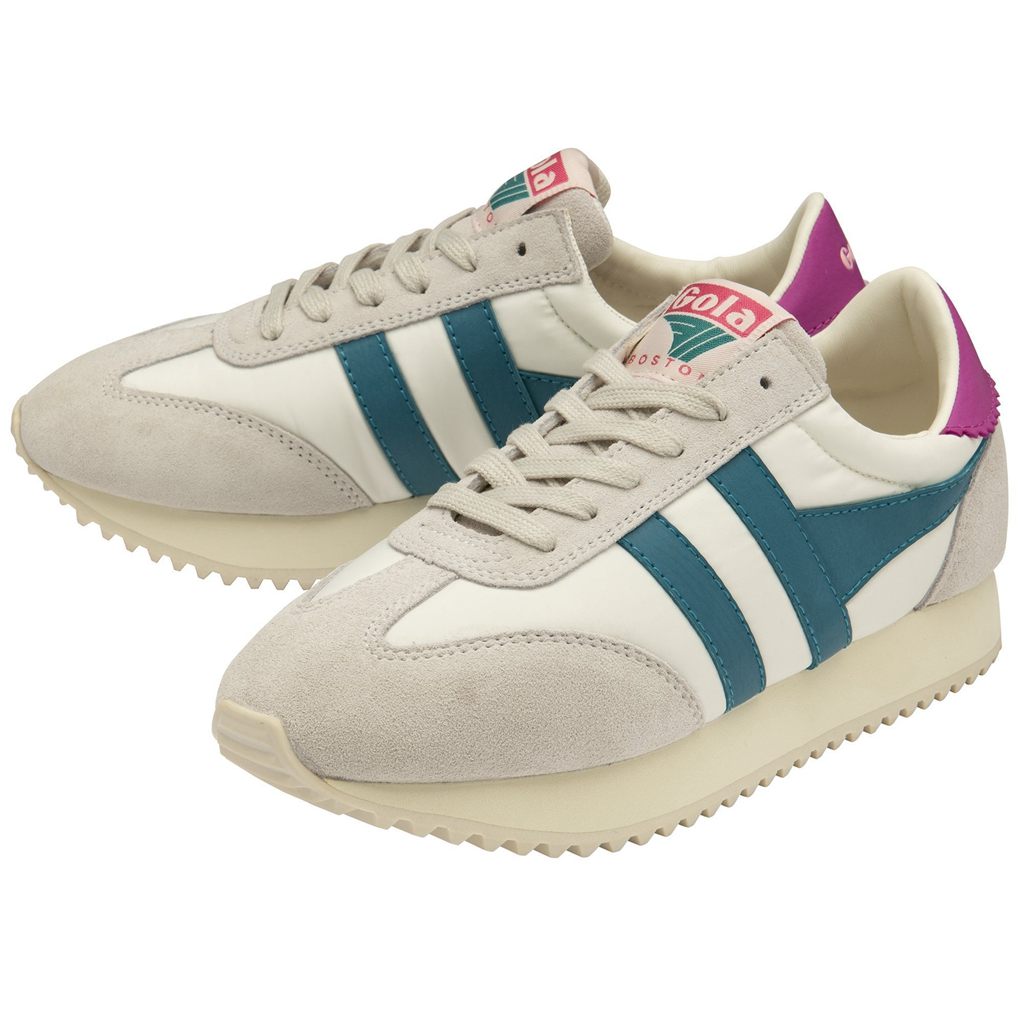 Gola Classics Boston '78 Sneakers Blancas Fucsia Colombia | 517VQWPGX
