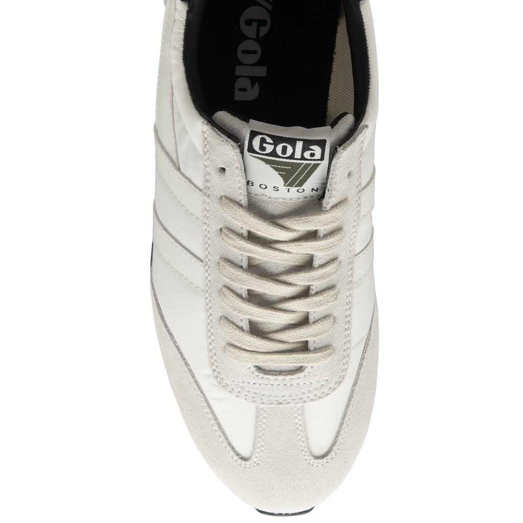 Gola Classics Boston '78 Sneakers Blancas Kaki Negras Colombia | 417HTWQXG