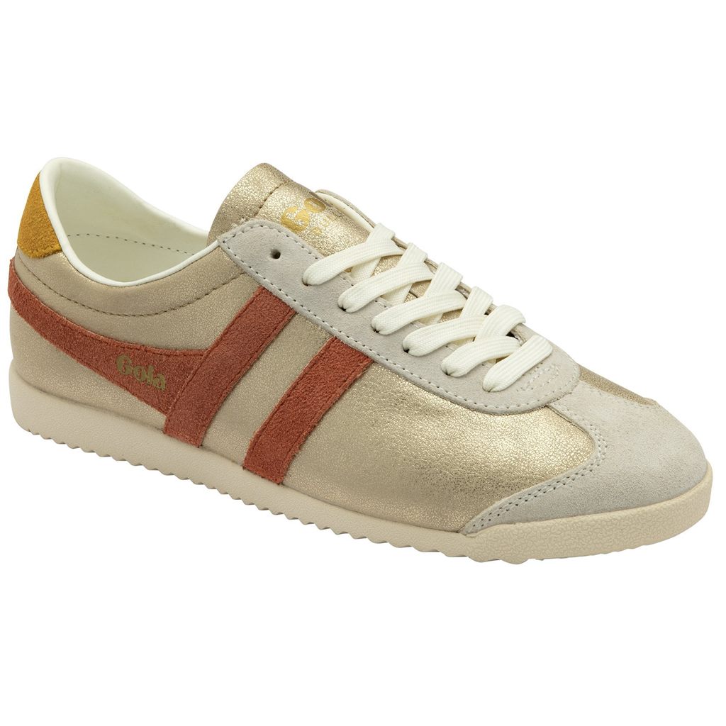 Gola Classics Bullet Blaze Sneakers Doradas Naranjas Colombia | 713CDSLBT