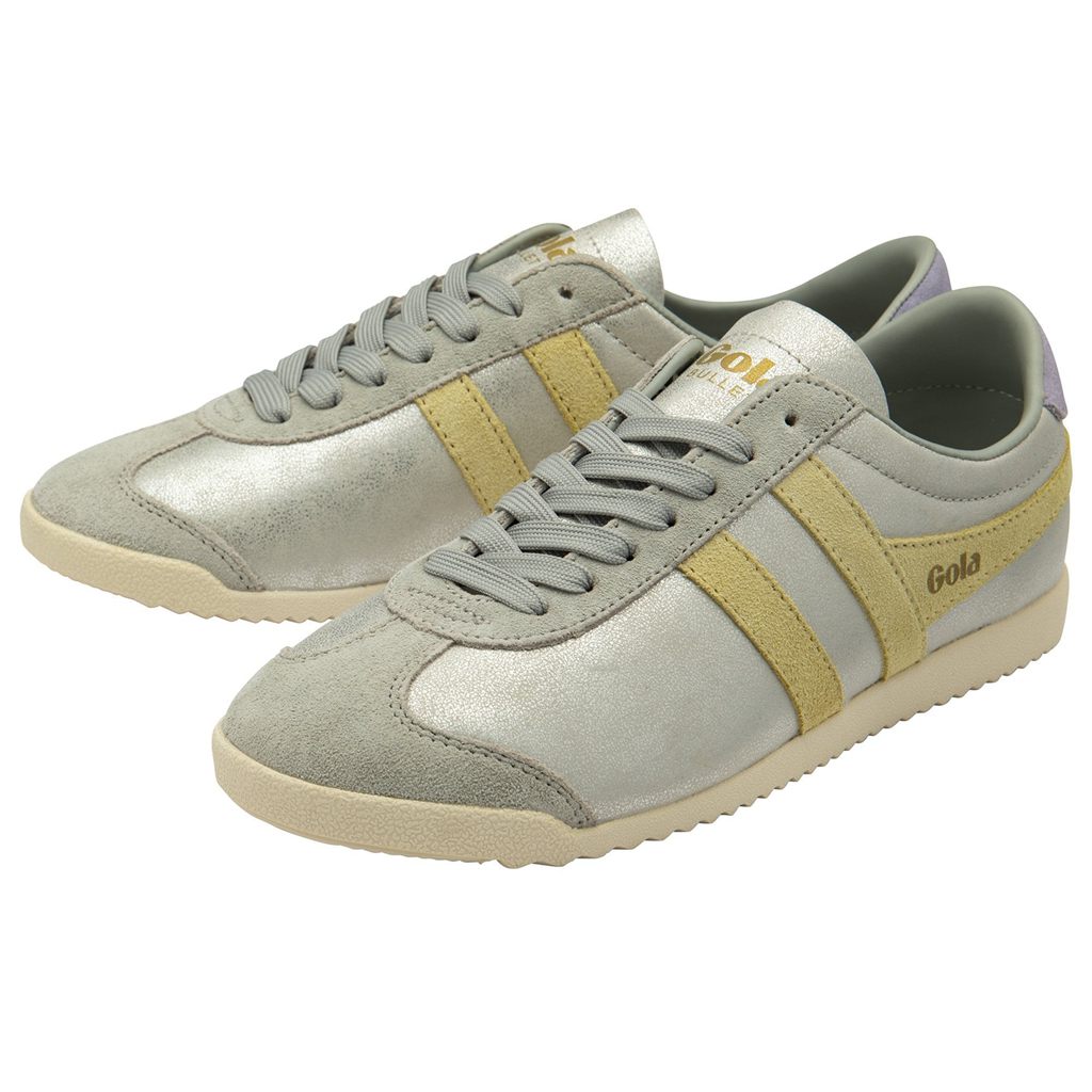 Gola Classics Bullet Blaze Sneakers Plateadas Limón Lavanda Colombia | 274DIZXJP