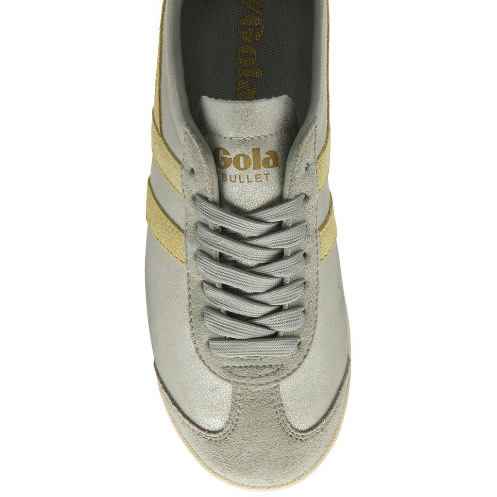 Gola Classics Bullet Blaze Sneakers Plateadas Limón Lavanda Colombia | 274DIZXJP
