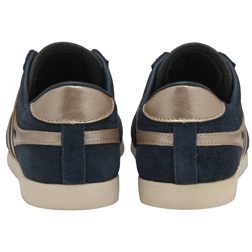Gola Classics Bullet Flame Sneakers Azul Marino Rosas Doradas Colombia | 324IDEHRZ