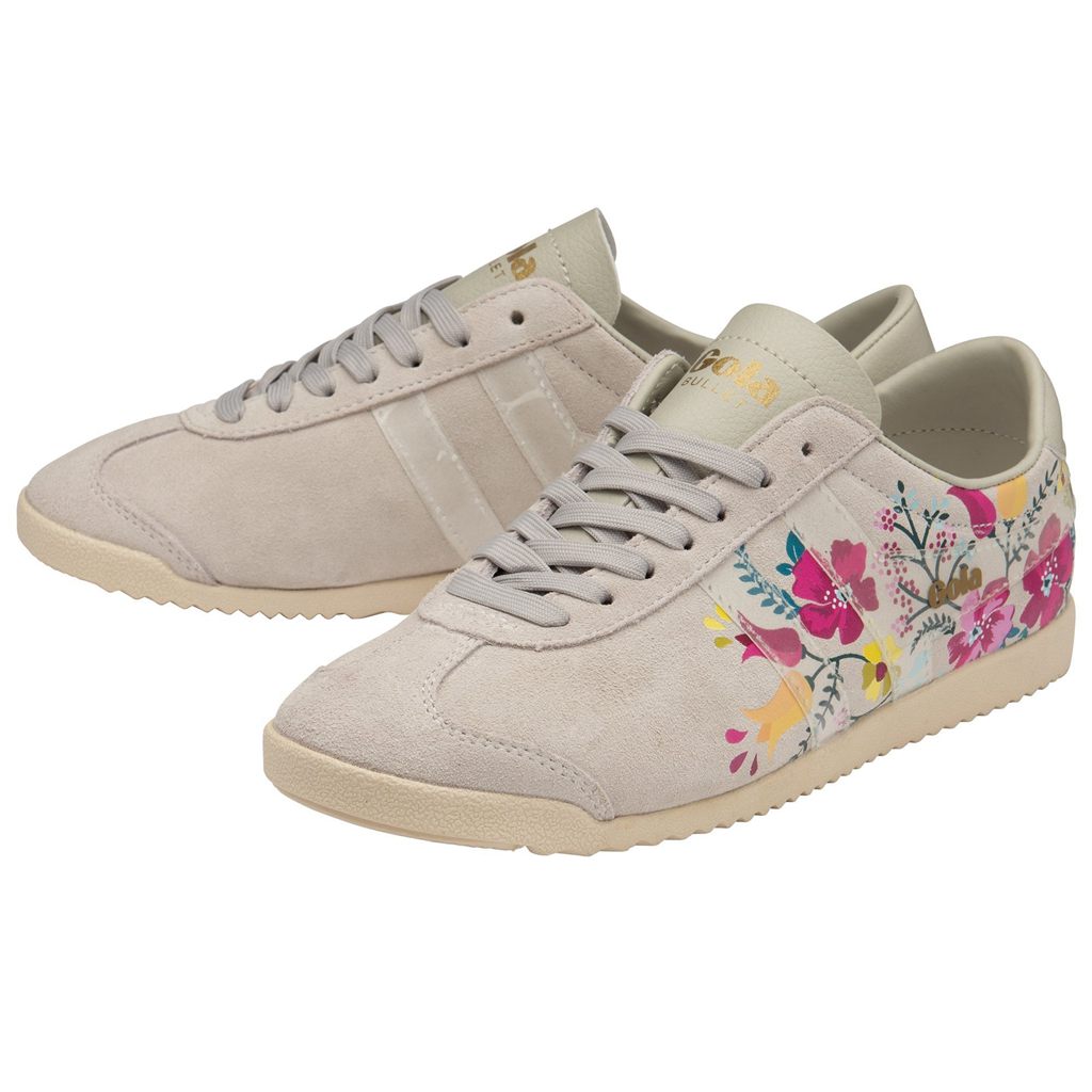 Gola Classics Bullet Floral Sneakers Blancas Colombia | 741XEBLGH