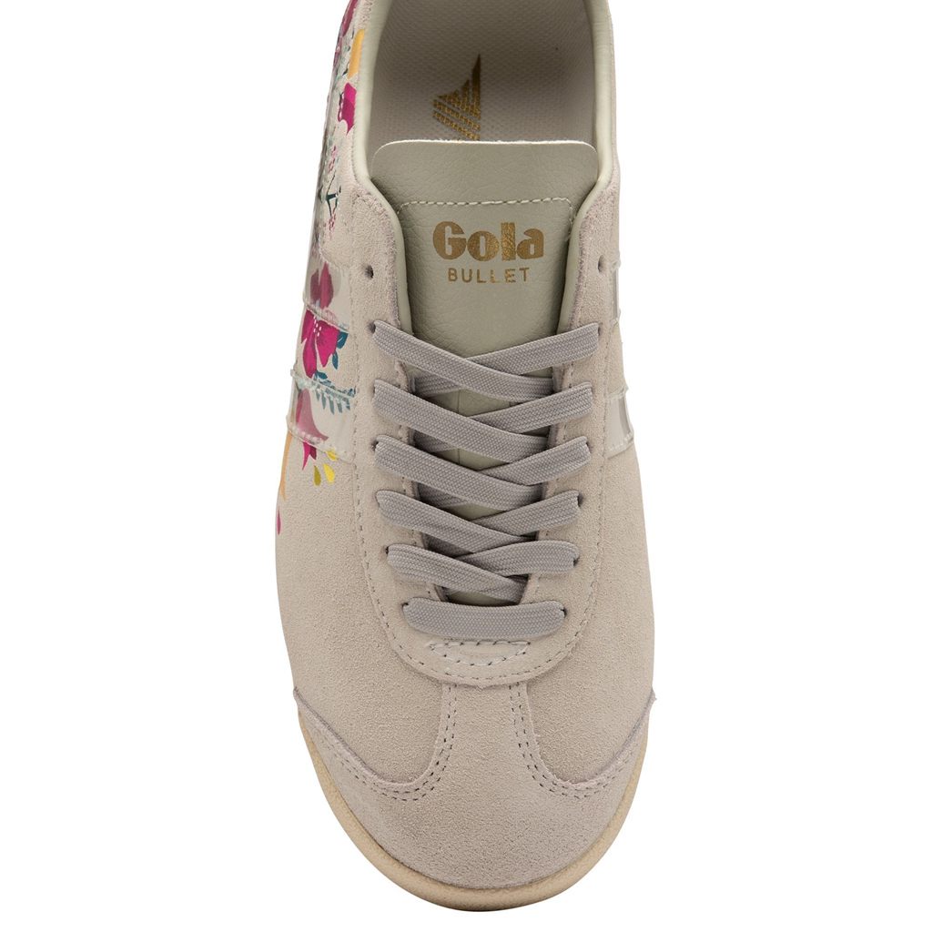 Gola Classics Bullet Floral Sneakers Blancas Colombia | 741XEBLGH