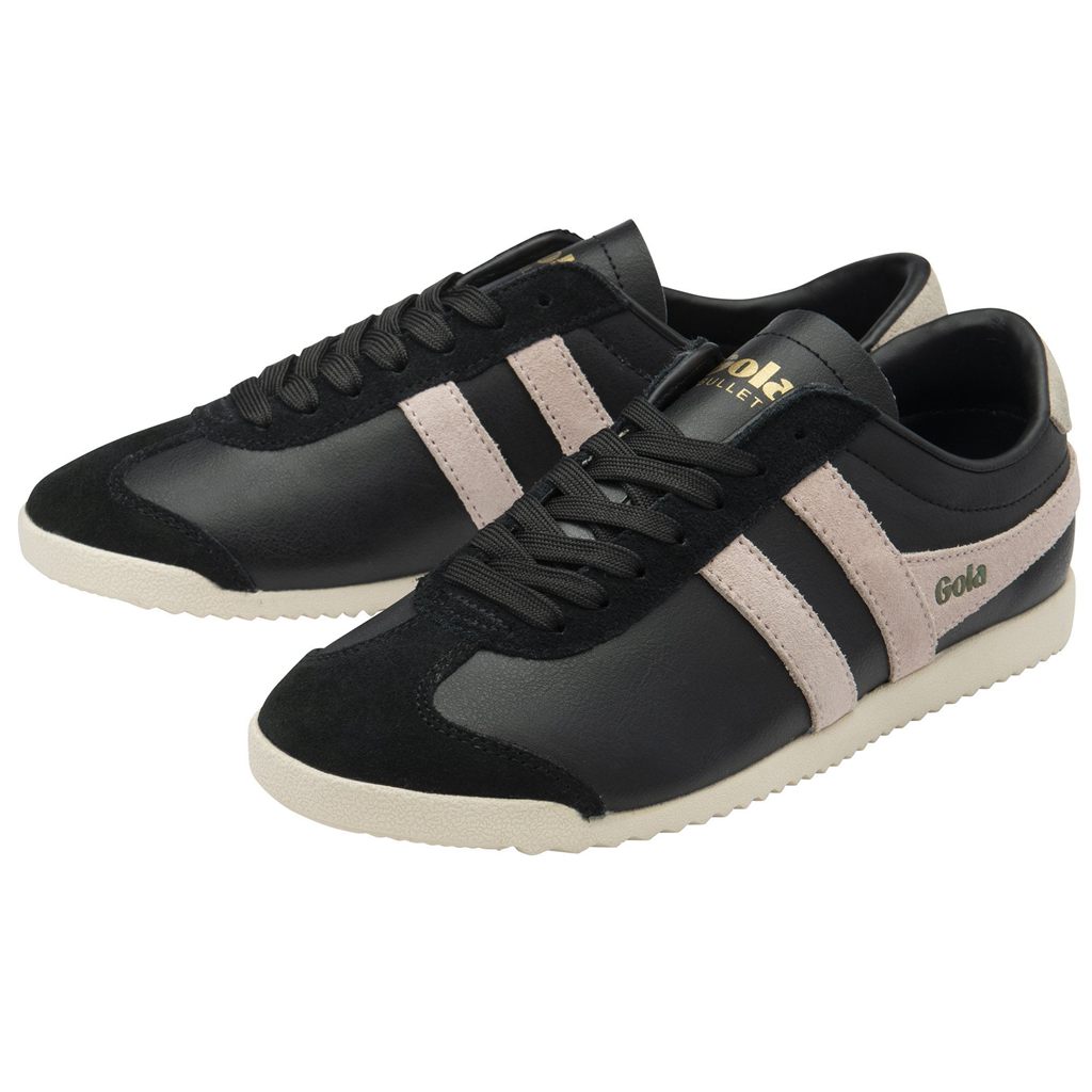 Gola Classics Bullet Pure Sneakers Negras Rosas Gris Colombia | 591YMPJIZ