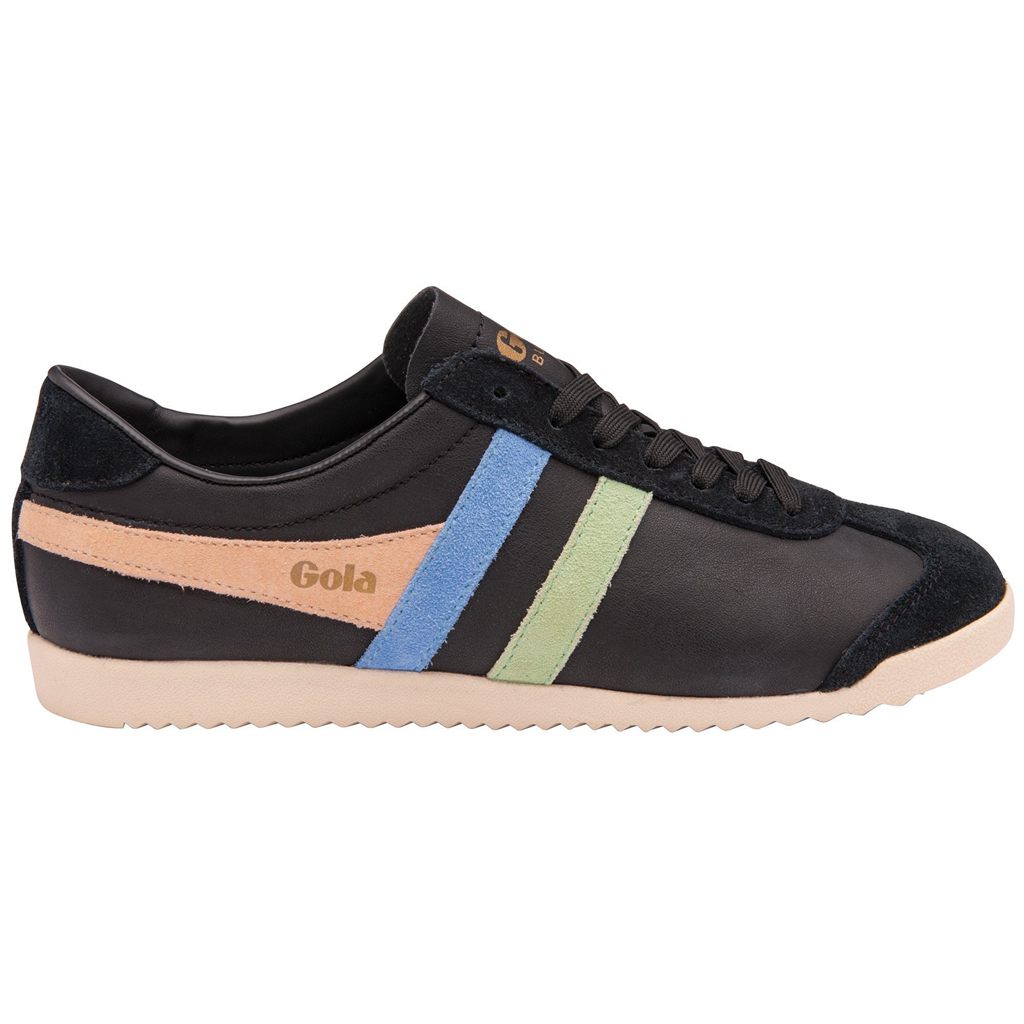 Gola Classics Bullet Trident Sneakers Negras Verde Azules Colombia | 478GWSEYC