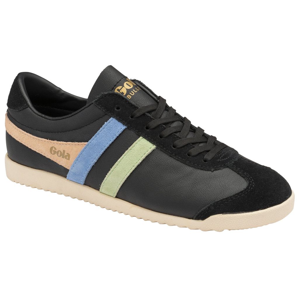 Gola Classics Bullet Trident Sneakers Negras Verde Azules Colombia | 478GWSEYC