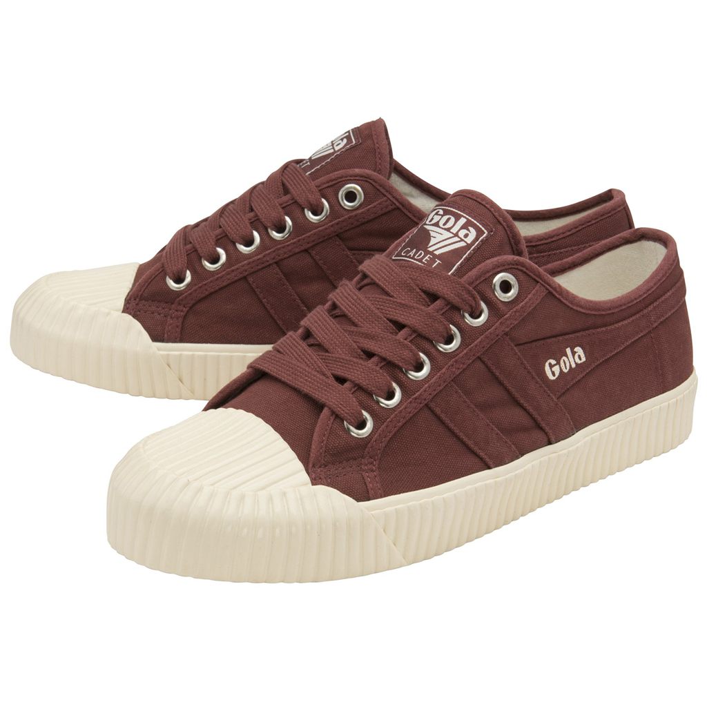 Gola Classics Cadet Plimsoll Shoes Burdeos Blancas Colombia | 761MPVDAE
