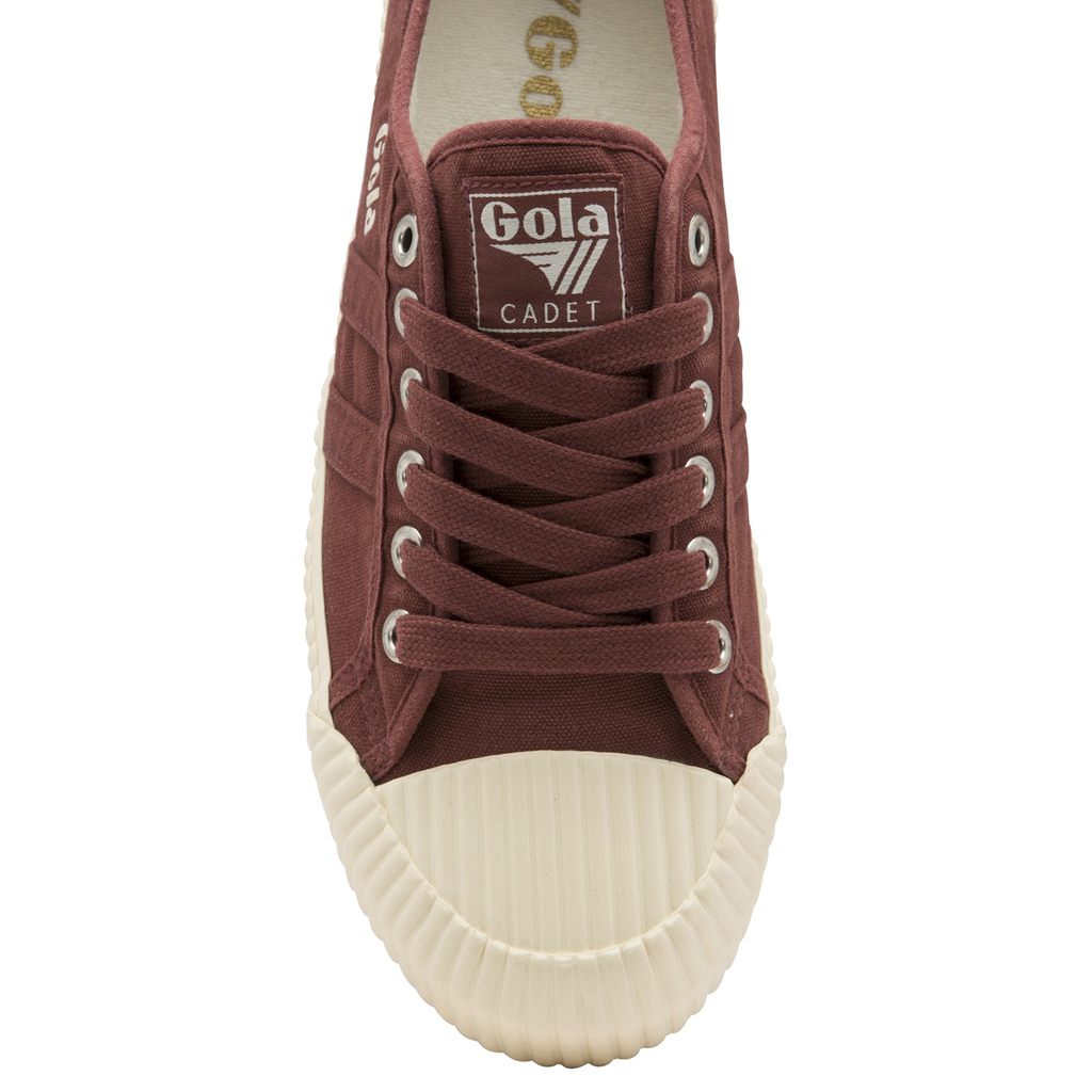 Gola Classics Cadet Plimsoll Shoes Burdeos Blancas Colombia | 761MPVDAE