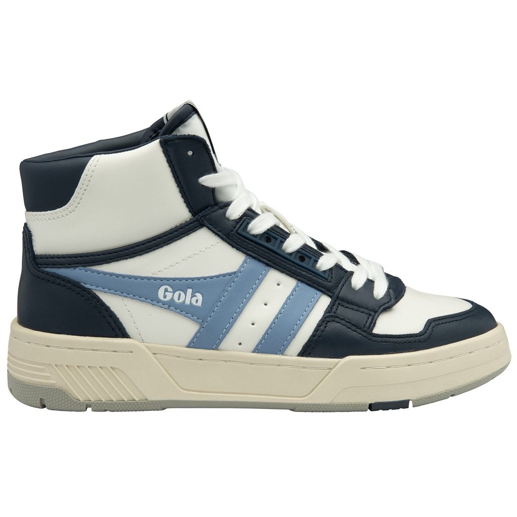 Gola Classics Challenge High Sneakers Blancas Azul Marino Azules Colombia | 947XVIZKA