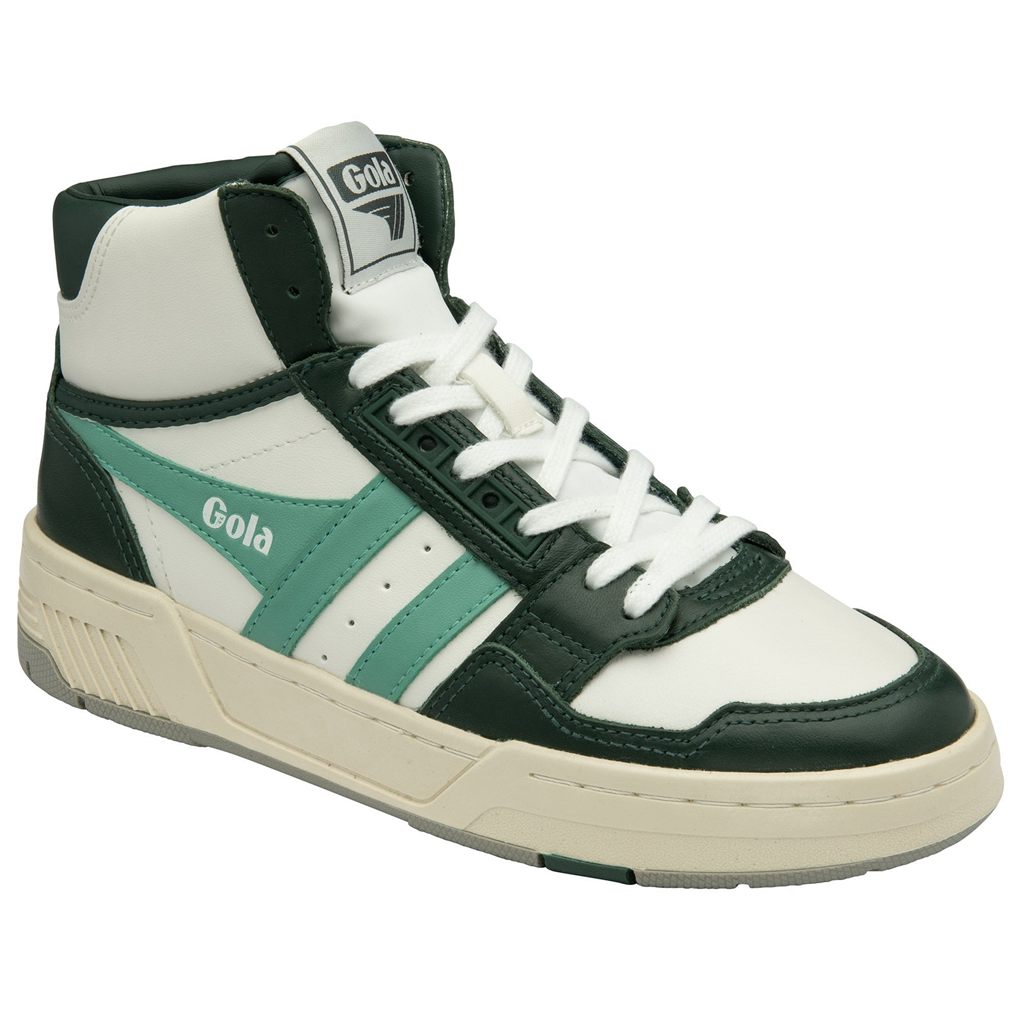 Gola Classics Challenge High Sneakers Blancas Verde Colombia | 371YGXMTC