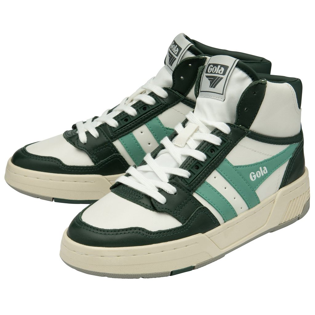 Gola Classics Challenge High Sneakers Blancas Verde Colombia | 371YGXMTC