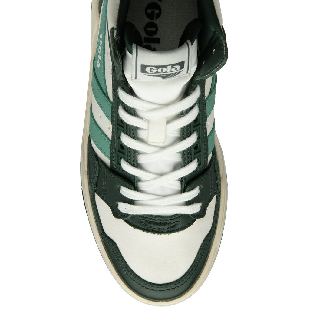 Gola Classics Challenge High Sneakers Blancas Verde Colombia | 371YGXMTC