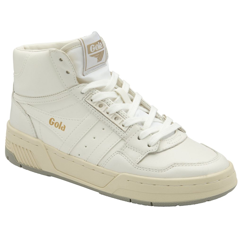 Gola Classics Challenge High Sneakers Blancas Blancas Colombia | 389XNFYWQ