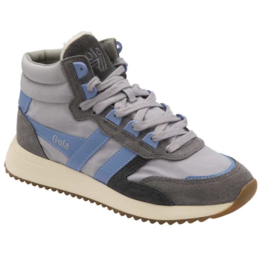 Gola Classics Chicago High Sneakers Gris Claro Azules Azules Colombia | 732DHEKZO