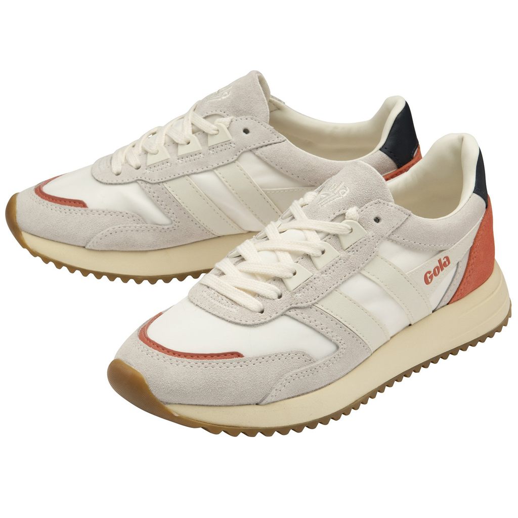 Gola Classics Chicago Sneakers Blancas Azul Marino Colombia | 392RQMBGK