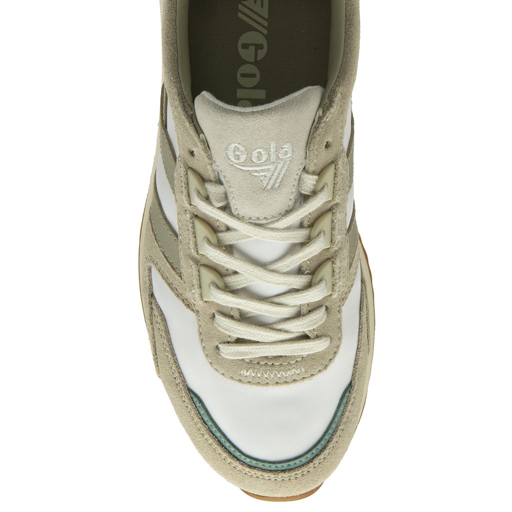 Gola Classics Chicago Sneakers Blancas Gris Colombia | 265BRCWHI