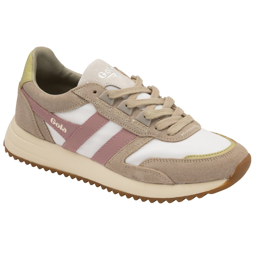 Gola Classics Chicago Sneakers Blancas Gris Rosas Colombia | 658KBCOLU