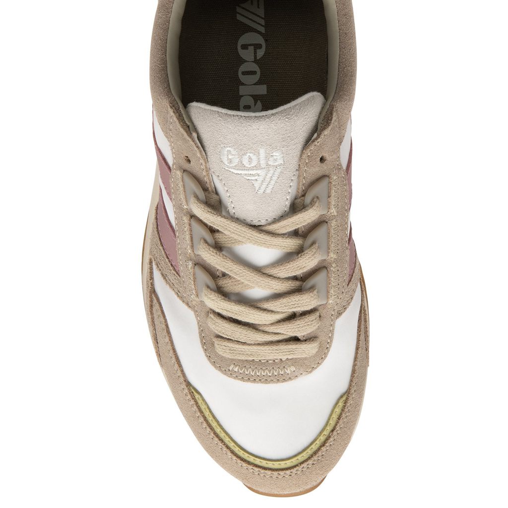 Gola Classics Chicago Sneakers Blancas Gris Rosas Colombia | 658KBCOLU