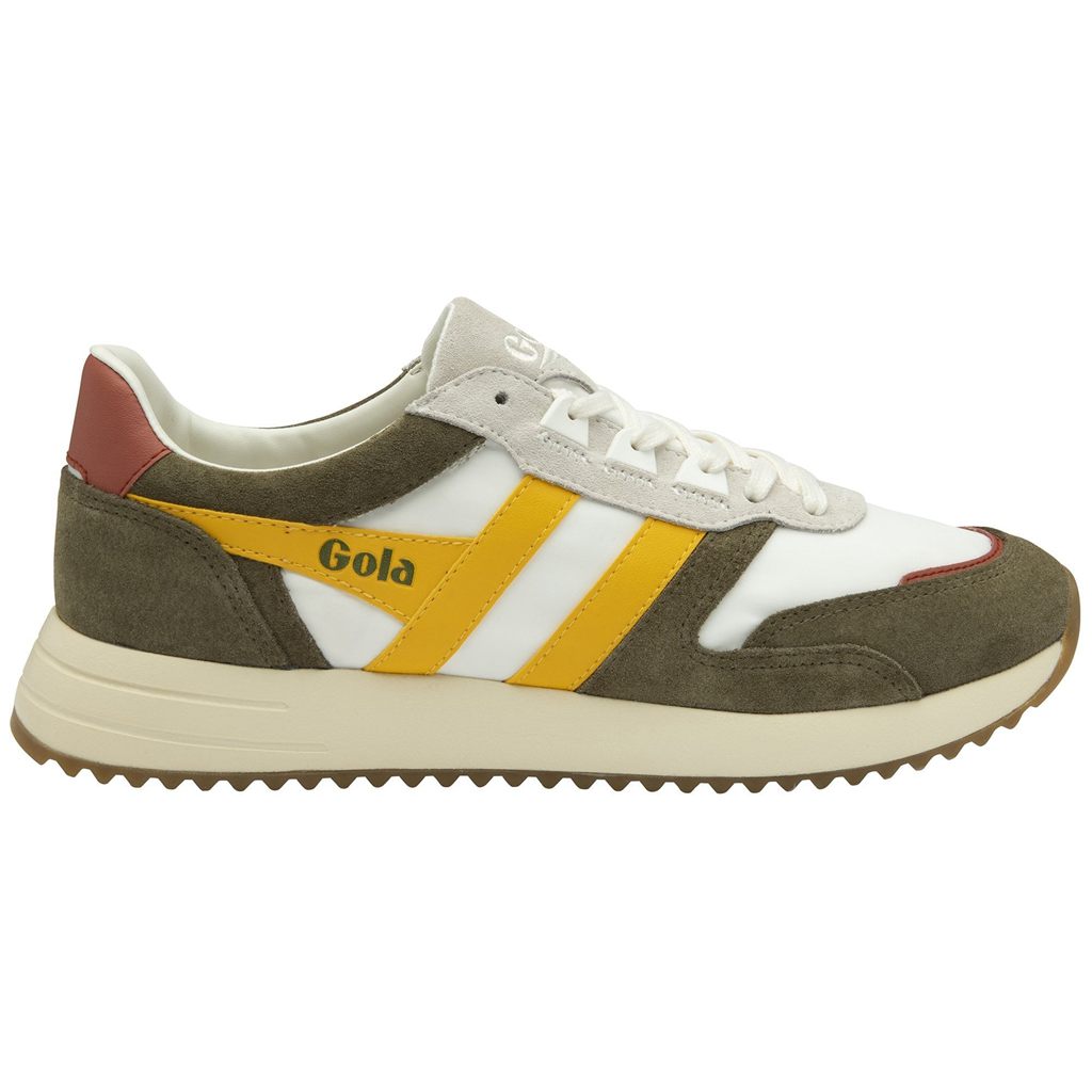 Gola Classics Chicago Sneakers Blancas Kaki Colombia | 154JVAEYG