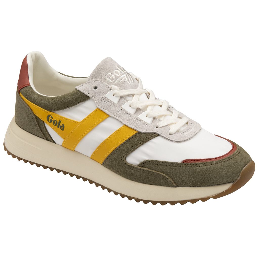 Gola Classics Chicago Sneakers Blancas Kaki Colombia | 154JVAEYG