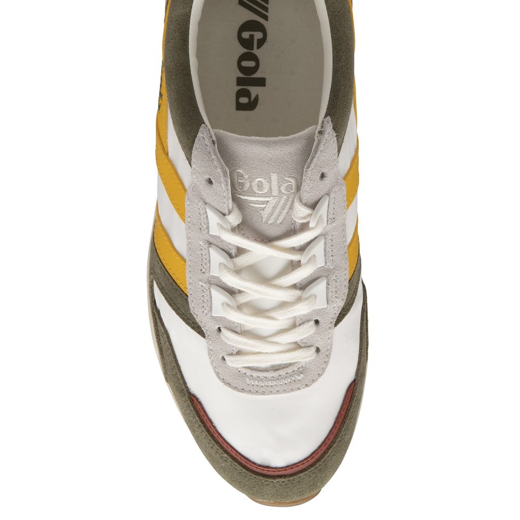Gola Classics Chicago Sneakers Blancas Kaki Colombia | 154JVAEYG