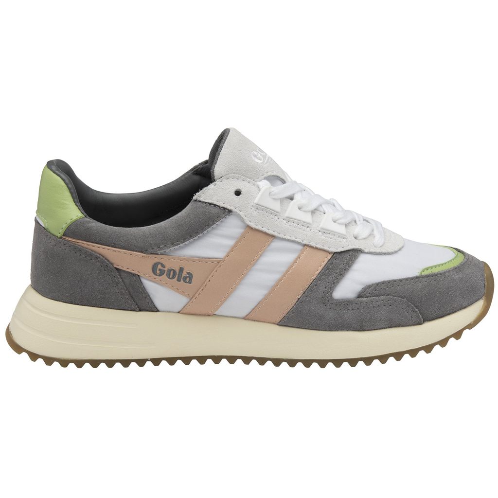 Gola Classics Chicago Sneakers Blancas Rosas Verde Colombia | 390ICPSTJ