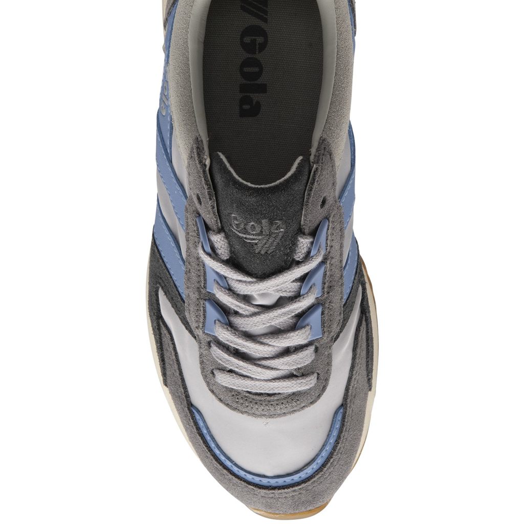 Gola Classics Chicago Sneakers Gris Claro Azules Azules Colombia | 742HFOVPJ