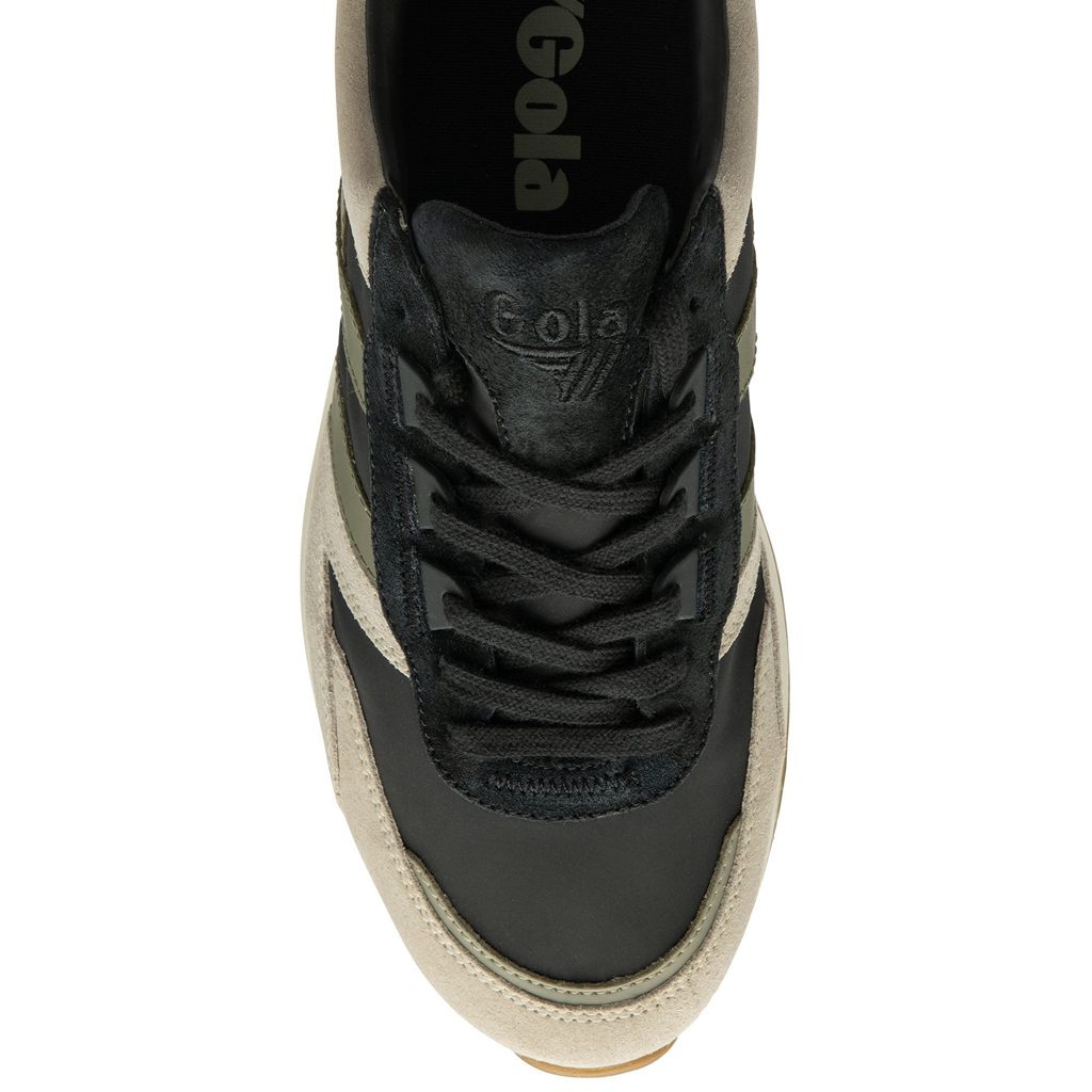 Gola Classics Chicago Sneakers Negras Gris Kaki Colombia | 672PUSWCA