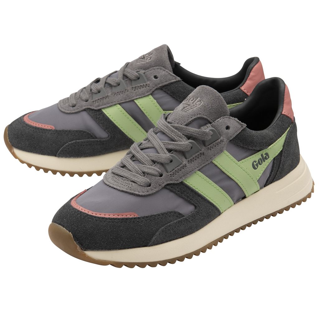 Gola Classics Chicago Sneakers Verde Coral Rosas Colombia | 932RDSVJA