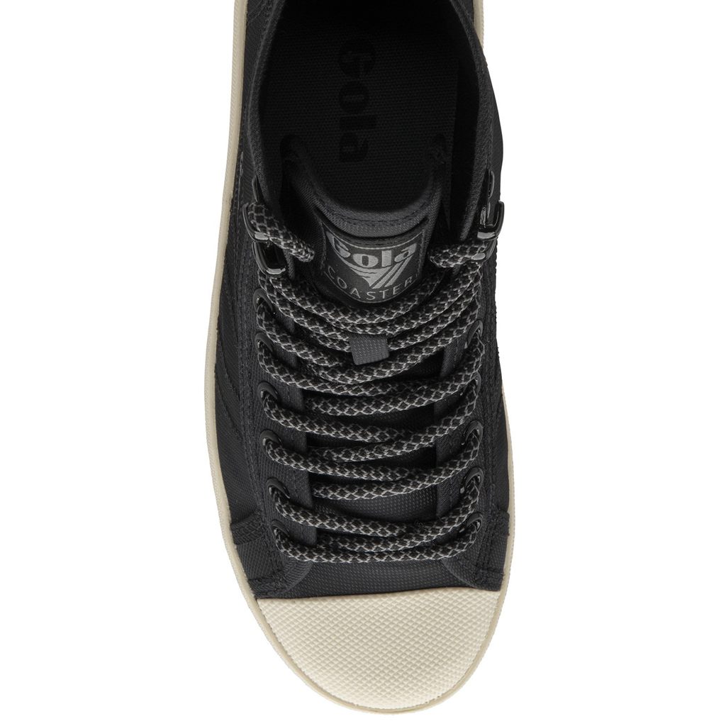 Gola Classics Coaster Peak High Hiker Sneakers Negras Blancas Colombia | 026AWMGQD