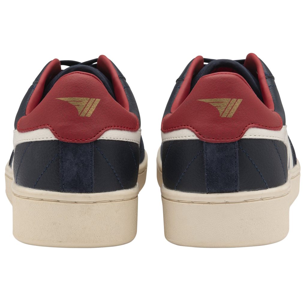 Gola Classics Contact Leather Sneakers Azul Marino Blancas Rojas Oscuro Colombia | 307NDWKEU