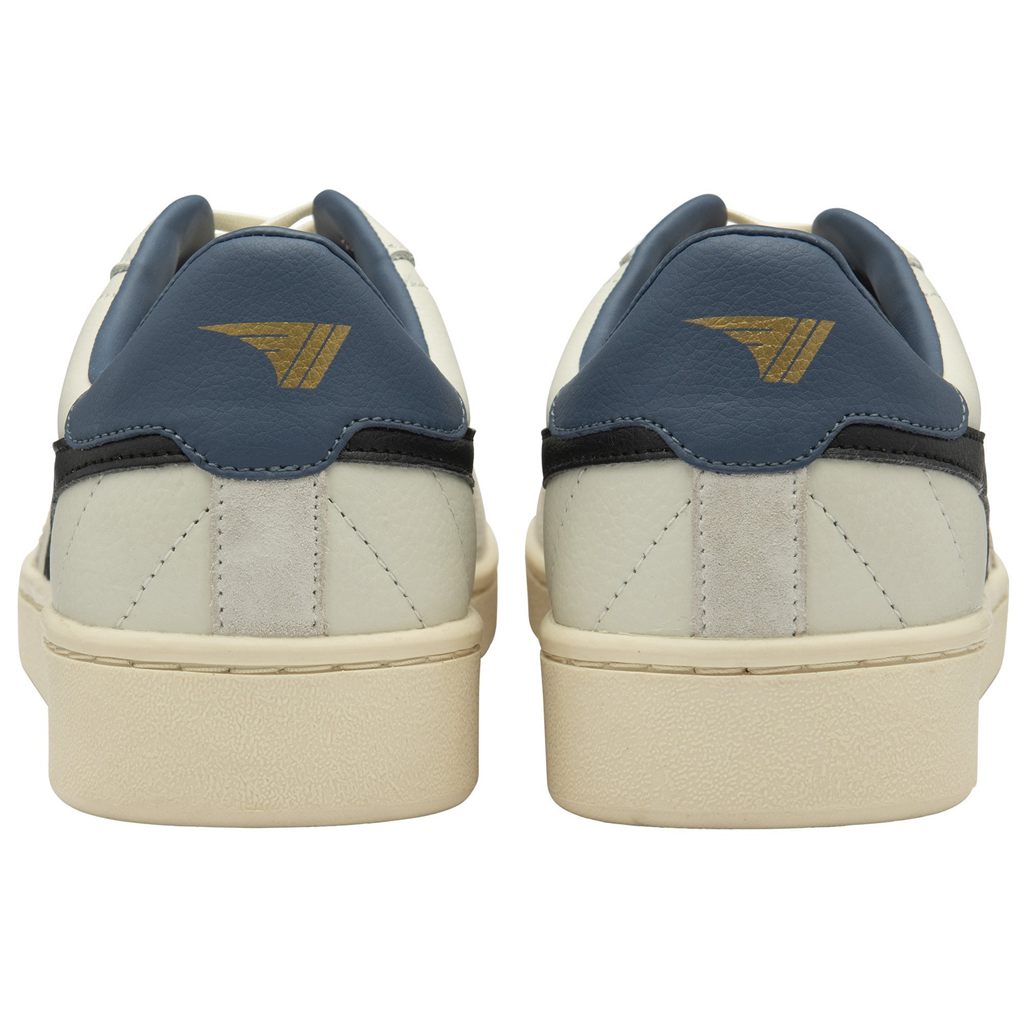 Gola Classics Contact Leather Sneakers Blancas Negras Colombia | 049NAYXBE