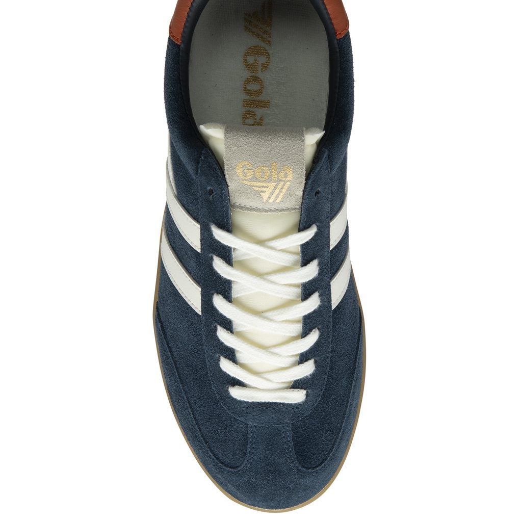 Gola Classics Cyclone Sneakers Azul Marino Blancas Naranjas Colombia | 396FMVIYJ
