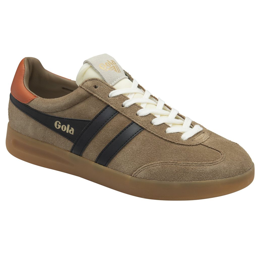 Gola Classics Cyclone Sneakers Negras Naranjas Colombia | 823MJGBVI